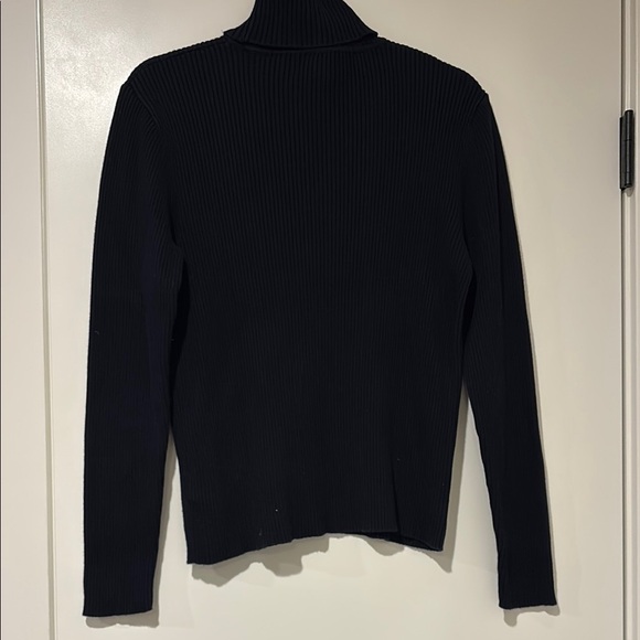 Lauren Ralph Lauren Y2K Navy Blue  Turtleneck Sweater - L - Picture 5 of 6